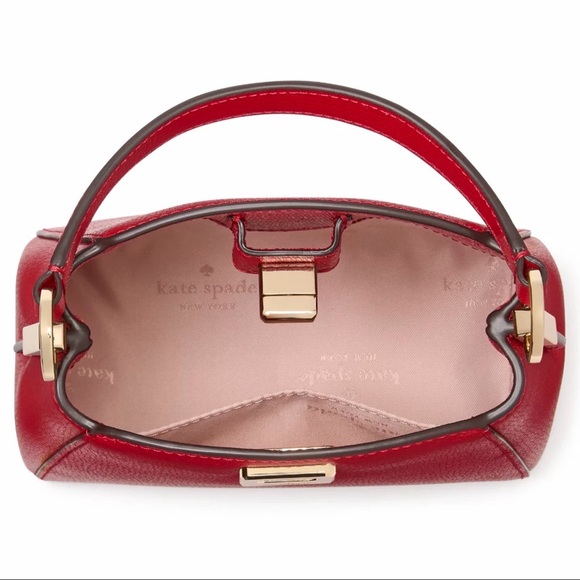Kate Spade ♠️ Phoebe Mini Top Handle Crossbody Perfect Cherry; Like New! - Picture 4 of 8